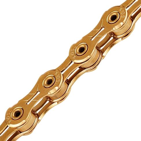 سلسلة دراجات KMC X10 ذات 10 سرعات من سلسلة X | متوافق مع Shimano وSRAM وCampagnolo وجميع الأنظمة الرئيسية | ذهب in Kuwait