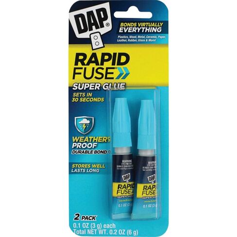 DAP RapidFuse 0.1 أوقية. أنبوب لاصق شفاف متعدد الأغراض (عبوتان) - قطعة واحدة لكل منهما in Kuwait