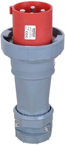 IEC60309 Waterproof Industrial Connector Plug 4Pin 125A 400V 3P+E IP67 in Saudi Arabia