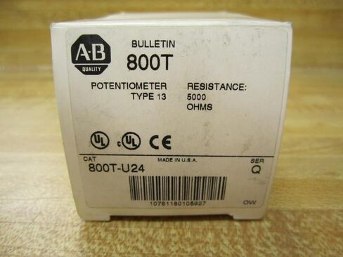 Allen Bradley 800T-U24 Potentiometer 800TU24 Series Q in Saudi Arabia