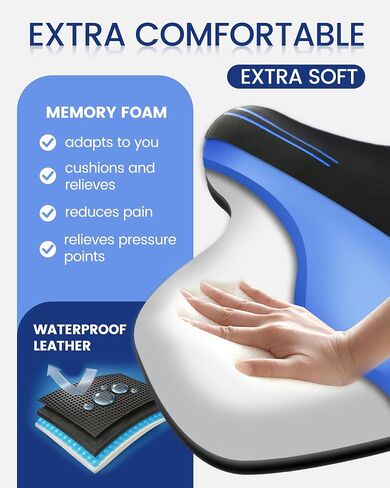 Oversized Bike Seat, 12"x14" Extra Wide Bicycle Seat Cushion for Men & Women,580 lbs Capacity,Dual Shock Absorbing,Memory Foam Padded Saddle for Peloton,Stationary Exercise Bike,Ebike,Cruiser in Saudi Arabia