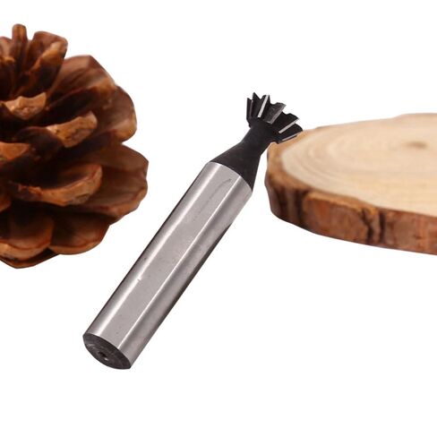 Dovetail Bit Router Bit, HSS 60 Degree 12mm, Double Edged Cutting Tool for Woodworking Professionals in Saudi Arabia