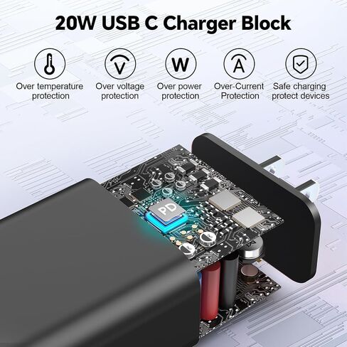 أنا الهاتف 16 15 شاحن الشاحن السريع ، 3 حزمة 100 واط 10FT كابل USB C مع شحنات من النوع C ، USB C كتلة الشاحن لـ I Phone 15/16 Pro/Max/Plus ، Pad Air ، Pad Pro ، Samsumg (Purple Black Red) in Kuwait