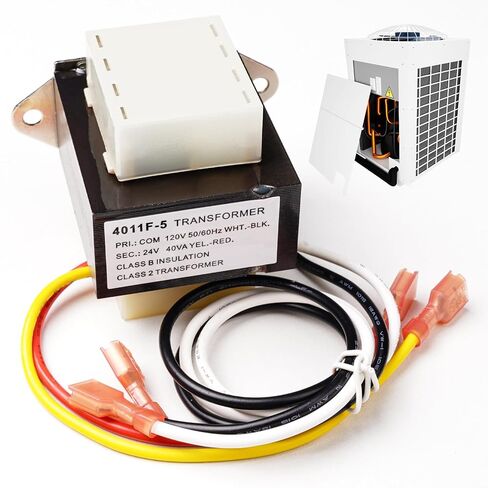 46-24124-06 4011F-5 محول HVAC 120 فولت إلى 24 فولت 40VA بديل لفرن Rheem Ruud، أجزاء فرن Basler Electric BE161640GDD، محول فرن HVAC 4011F-5، حامل بفتحتين in Kuwait