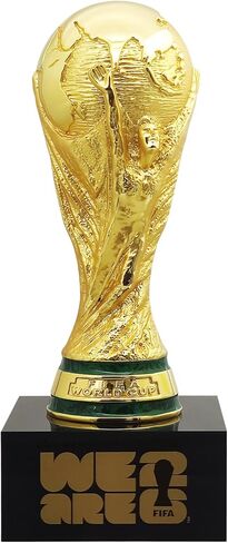 الإصدار الرسمي لكأس العالم FIFA 2026 - كأس ثلاثي الأبعاد مقاس 7.5 بوصة مع قاعدة أكريليك - عنصر جامعي خالد من سبائك الزنك الفاخرة - نسخة طبق الأصل من كأس العالم FIFA مثالية للمكتب أو كهف الرجال أو تذكارات كرة القدم in Kuwait