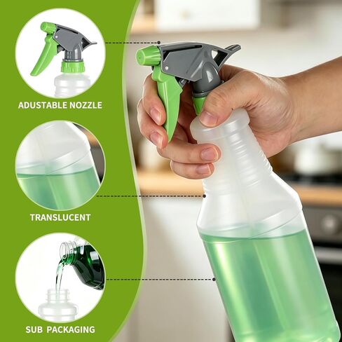 زجاجة رذاذ منظف متوافقة مع مجموعة Simple Green-3 | 33 أونصة (1000 مل)، زجاجة تخفيف مخصصة لمنظف أخضر لجميع الأغراض، مانع للتسرب in Kuwait