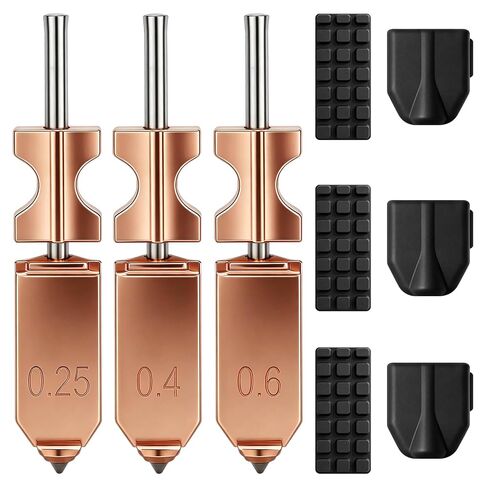 Upgraded Compatibility with Flashforge AD5X Nozzle Kit - 0.25MM 0.4MM 0.6MM Nozzles with Extra 3X Silicone Cover 3X Nozzle Brush, High Flow 32mm³/s Hotend Kit for 3D Printer Part in Saudi Arabia