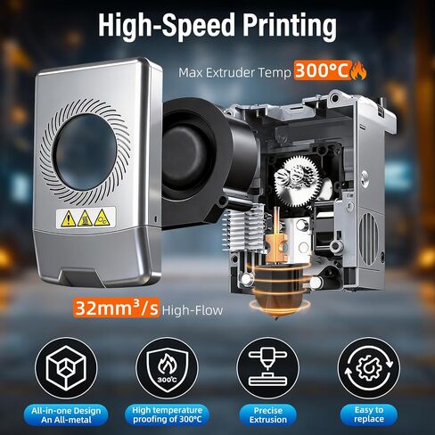 Upgraded Compatibility with Flashforge AD5X Nozzle Kit - 0.25MM 0.4MM 0.6MM Nozzles with Extra 3X Silicone Cover 3X Nozzle Brush, High Flow 32mm³/s Hotend Kit for 3D Printer Part in Saudi Arabia