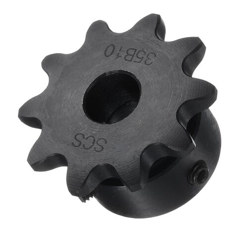 uxcell #35 Chain Roller Sprocket B Type, 3/8" Bore 10 Tooth Single Strand Chain Sprocket, Carbon Steel with Set Screws in Saudi Arabia