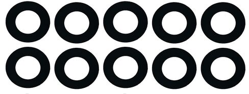 Sterling Seal CRG7000T.800.125.150X10 7000T Grafoil Ring Gasket, 8" Pipe Size, 1/8" Thick, Pressure Class 150#, 8.62" ID, Expanded Flexible Graphite (Pack of 10) in Saudi Arabia