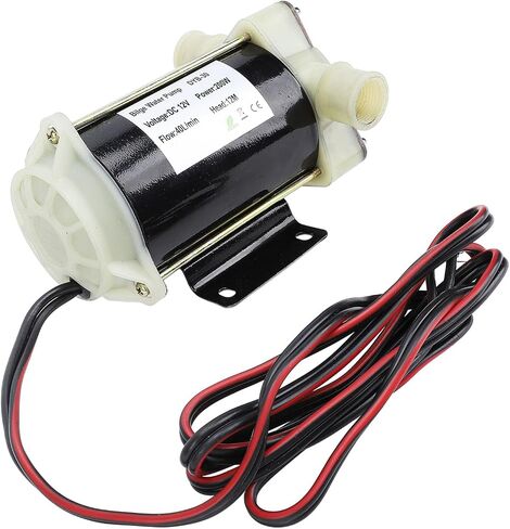 Naroote Flexible Impeller Pump, 12V 16A 200W Marine Bilge Water Pump, High Suction & Pressure Capabilities with Thermal Overload Protection, Ideal for Boats, Pools, Aquariums & in Kuwait