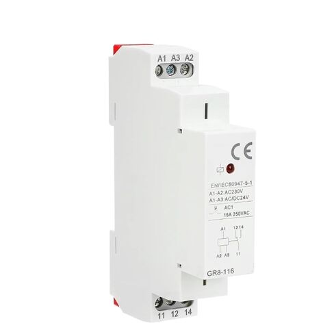 GR8 AC110V 230V مرحل مساعد مرحل متوسط ​​8A 16A SPDT مفتاح مرحل إلكتروني (AC230V، GR8-208) in Kuwait
