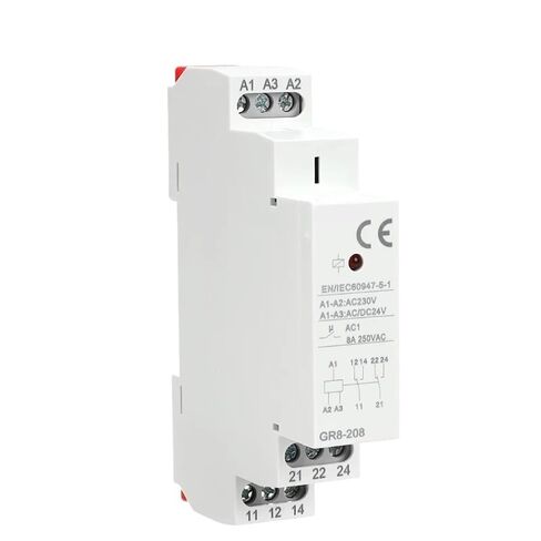 GR8 AC110V 230V مرحل مساعد مرحل متوسط ​​8A 16A SPDT مفتاح مرحل إلكتروني (AC230V، GR8-208) in Kuwait