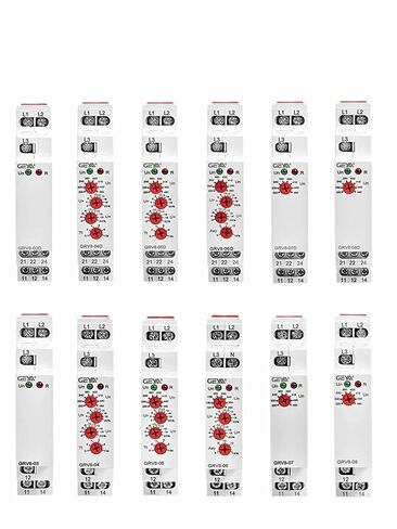 مرحل حماية جهد الطور 3 مرحل حماية فشل الطور 8A 10A 1SPDT 2SPDT(GRV8-06D,M460 3Phase3Wire) in Kuwait