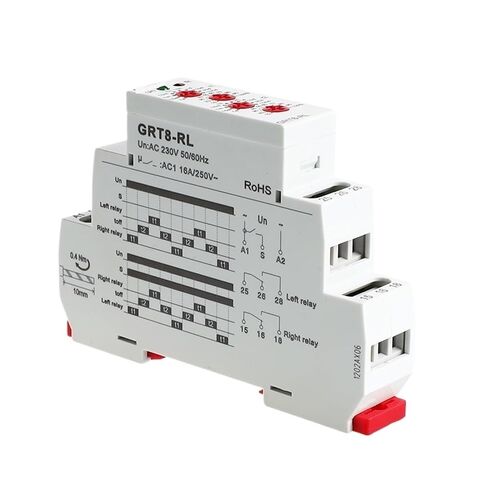 GRT8-RL 16A Right-Left Inverser Time Relay Alternate Cycle Relay 2NO2NC AC 230V or AC/DC12-240V(GRT8-RL ACDC12V-240V) in Kuwait