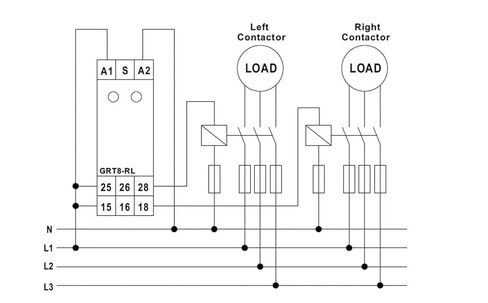 GRT8-RL 16A Right-Left Inverser Time Relay Alternate Cycle Relay 2NO2NC AC 230V or AC/DC12-240V(GRT8-RL ACDC12V-240V) in Kuwait
