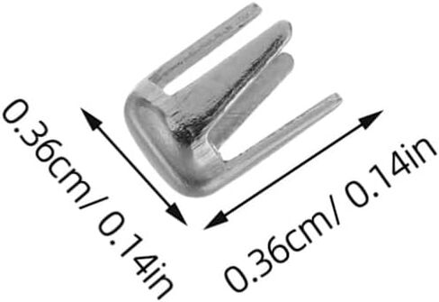 Healvian 5000pcs Stainless Steel Round Head Claw Rivet Studs for DIY Garment Repair, Silver Metal Spike Nailheads for Clothing, Bags, Shoes, Hats Craft Accessories in Kuwait