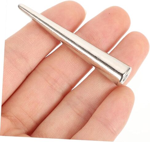 DOITOOL 10pcs Silver Punk Metal Rivets Studs for Clothing and Bags DIY Crafting Spikes for Jackets and Backpacks, Decorative Metal Studs Accessories for Punk Style in Kuwait