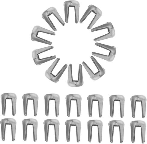 JOINPAYA 5000pcs Stainless Steel Round Head Four-Claw Studs Rivets for Clothing and Leathercraft Silver DIY Repair for Bags Shoes Hats in Kuwait