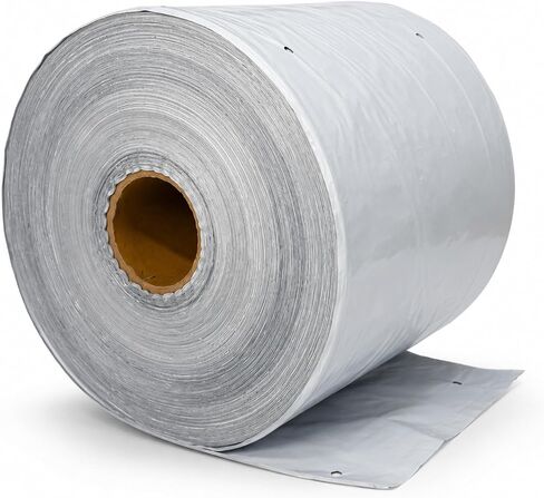 Versatile White Poly Mailer Roll 18x24in 900 Pack, Shipping Package Bags for Clothes, Books, Accessories, Business, Waterproof Poly Bags for Small Business, Mailing Bags in Kuwait