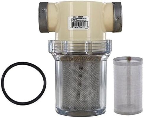 Hypro 3350-0060P Nylon Line Strainer with 1700-0057 Buna O-Ring and 3800-0041 Screen 50 Mesh (Bundle, 3 Items) in Kuwait