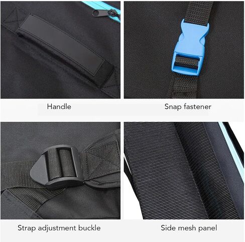 RiToEasysports Paddle Board Backpack, 125L Large Capacity Paddleboard Bag with Adjustable Padded Shoulder Straps and Mesh Side Panels for Inflatable Stand Up Paddleboards in Kuwait