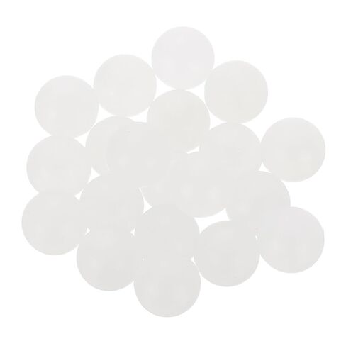 Generic 20pcs PP Plastic Bearing Balls 15mm Solid Plastic Balls, Precision Bearing Ball, White in Kuwait