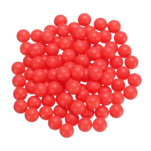Generic 100 قطعة من كرات المحمل البلاستيكية PP 8 مم كرات بلاستيكية صلبة، كرة تحمل دقيقة G2 سطح متجمد، أحمر in Kuwait