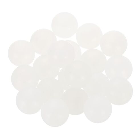 Generic 20pcs PP Plastic Bearing Balls 20mm Solid Plastic Balls, Precision Bearing Ball, White in Kuwait