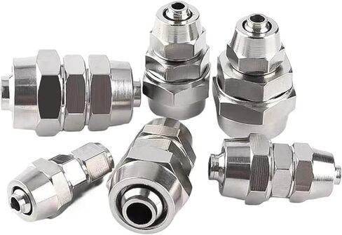 10Pcs PU Tube Direct Pneumatic Connector PU-4 6 8 10 12 14 16 MM OD Hose Tube ConnectQuick Fast Twist Air Hose Tube Fitting(KPU-16mm) in Kuwait