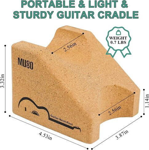 Guitar Neck Rest - Essential Guitar Accessory for Luthier Tools, Guitar Setup & Repairs: Ideal for Guitar Neck Placement, Compatible with Electric Guitar Accessories & Guitar Tools in Kuwait