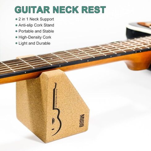 Guitar Neck Rest - Essential Guitar Accessory for Luthier Tools, Guitar Setup & Repairs: Ideal for Guitar Neck Placement, Compatible with Electric Guitar Accessories & Guitar Tools in Kuwait