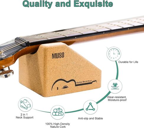 Guitar Neck Rest - Essential Guitar Accessory for Luthier Tools, Guitar Setup & Repairs: Ideal for Guitar Neck Placement, Compatible with Electric Guitar Accessories & Guitar Tools in Kuwait