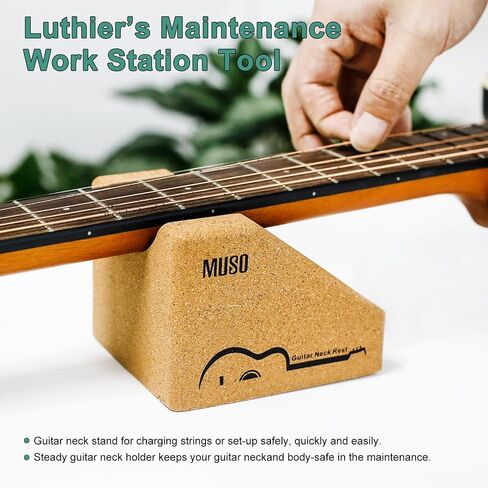 Guitar Neck Rest - Essential Guitar Accessory for Luthier Tools, Guitar Setup & Repairs: Ideal for Guitar Neck Placement, Compatible with Electric Guitar Accessories & Guitar Tools in Kuwait