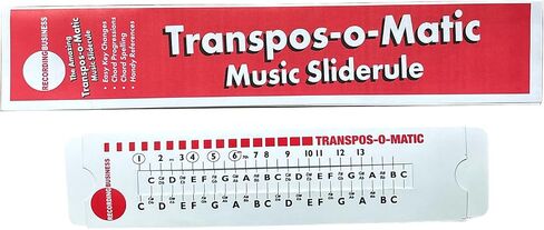 Transpos-O-Matic Music Slide Rule (Chord Finder Tool for Guitar, Piano & Songwriting) – Transpose Chords Easily & Learn Basic Music Theory, Chords, Scales & Key Signatures in Kuwait