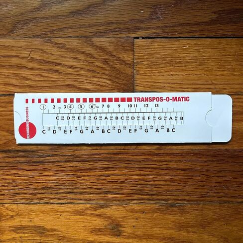 Transpos-O-Matic Music Slide Rule (Chord Finder Tool for Guitar, Piano & Songwriting) – Transpose Chords Easily & Learn Basic Music Theory, Chords, Scales & Key Signatures in Kuwait