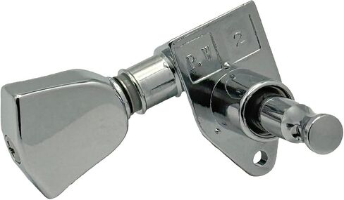 Grover 502CK ROTO-GRIP قفل موالفات الجيتار الدوارة، مجموعة آلات الضبط 3+3 18:1 مفاتيح ضبط الكروم ورؤوس الموالفة وزر حجر الزاوية مع حزمة قماش Tonebird Dunlop البولندية in Kuwait