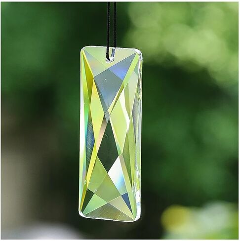 Crystal Chandelier Prism, Sun Catcher, 75MM Rectangular Long Crystal Prism Chandelier Lighting Pendant Parts Home Decoration in Kuwait