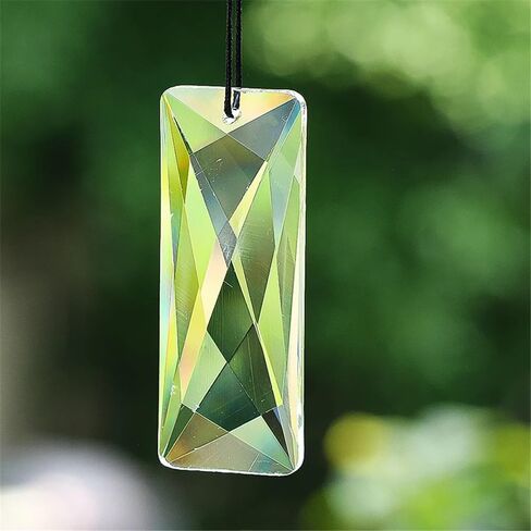 Crystal Chandelier Prism, Sun Catcher, 75MM Rectangular Long Crystal Prism Chandelier Lighting Pendant Parts Home Decoration in Kuwait