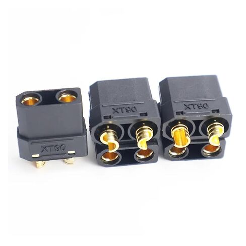 5 Pairs of Black XT90H Male and Female Connector Plugs in Kuwait