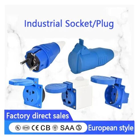 16A 220V-240V 2P+E IP44 air Conditioning Industrial Plug Socket Cable Power Connector in Kuwait