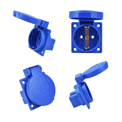16A 220V-240V 2P+E IP44 air Conditioning Industrial Plug Socket Cable Power Connector in Kuwait