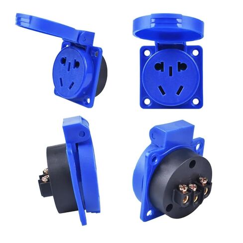 16A 220V-240V 2P+E IP44 air Conditioning Industrial Plug Socket Cable Power Connector in Kuwait