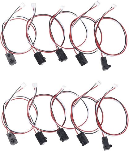 5Mm IR Break Beam Sensor Photoelectric Switch Module, 5 Set, 3.6-5.5V Working, NPN NO, 25-100cm Range For Arduino PLC Robotics(100CM) in Kuwait