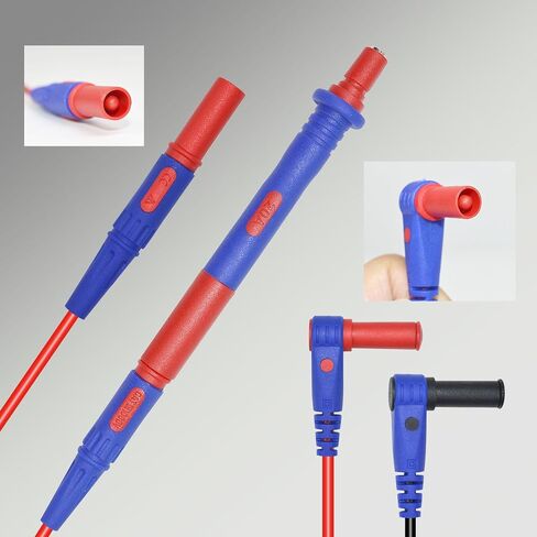 مجموعة أدوات اختبار متعددة القياسات من ZIBOO KIT-17، سلاسل اختبار سيليكون احترافية وفائقة النعومة، سلاسل رقمية متعددة مع رؤوس مجسات متعددة حادة للغاية وقابلة للاستبدال، مجموعة من 10 قطع in Kuwait
