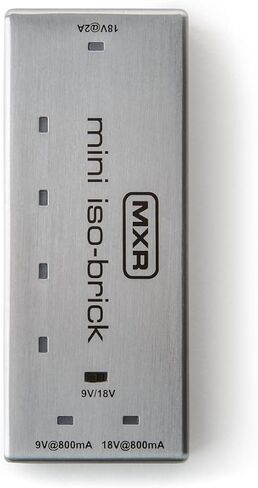 MXR M239 Mini Iso-Brick 9v، 18v Effects Pedal Power Supply مع حزمة Tonebird بما في ذلك محول Dunlop ECB004 18 فولت، وجيتار Groovetech وأداة باس متعددة in Kuwait