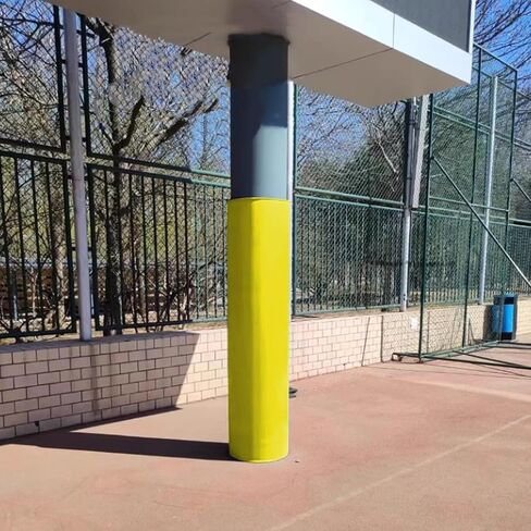 Heavy-Duty Anti-Collision Foam Pole Protector Padding for Basketball and Sports Safety in Kuwait