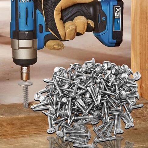 40Pcs Stainless Steel Flat Head Phillips Self Drilling Screw for Furniture (60PCS,13+19+25mm) in Kuwait