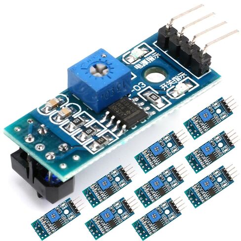 10pcs TCRT5000 Infrared Reflective Sensor Module, Obstacle Avoidance Line Tracking for Arduino DIY Projects in Kuwait