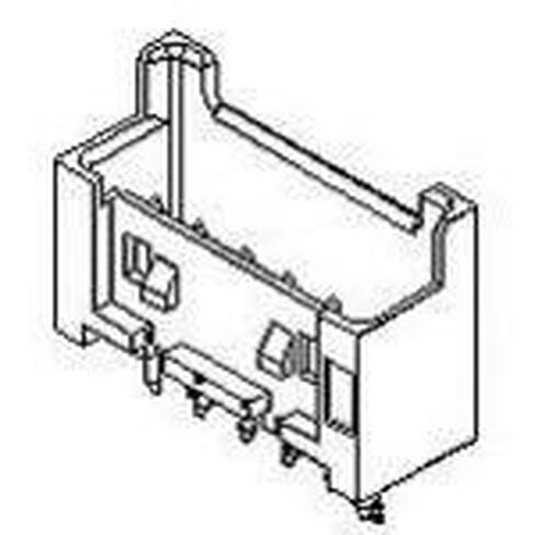 Molex/Waldom، 53375-0910، Conn Shrouded Header HDR 9 POS 2.5mm Solder ST Thru-Hole Mini-Lock™ Bag (400 عنصر/عناصر) in Kuwait